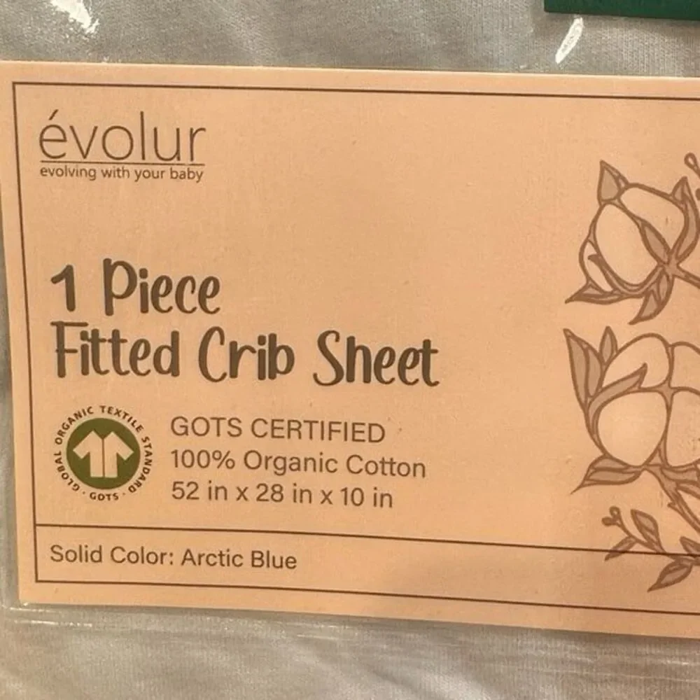 Crib Sheet Organic Cotton NWT